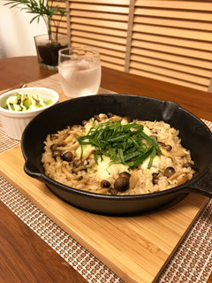 スキレット鍋で♪和風リゾット♡-レシピのメイン写真