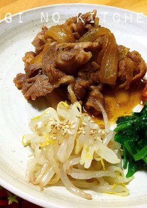 ＊簡単＊袋で揉み込む＊豚肉でビビンバ風-レシピのメイン写真