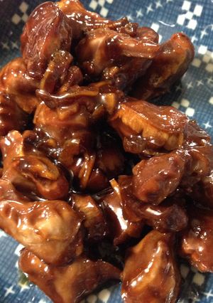 砂肝とにんにくの甘辛炒め-レシピのメイン写真