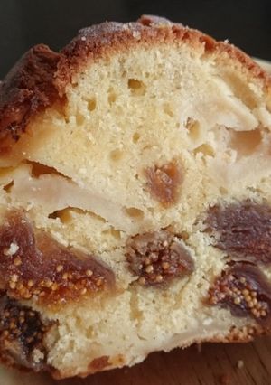 キャラメルりんごと無花果のパウンドケーキ-レシピのメイン写真