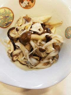 きのこの白だしポン酢あえ-レシピのメイン写真