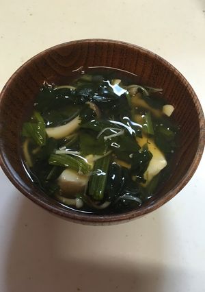 きのこと豆腐のとろみ汁-レシピのメイン写真