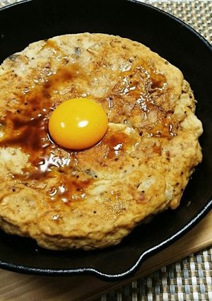 スキレットで＊海鮮ジャンボつくね-レシピのメイン写真