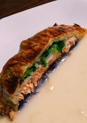 サーモンと根菜のパイ包焼き-レシピのメイン写真