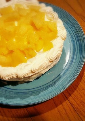 クリスマス誕生日に！りんごショートケーキ-レシピのメイン写真