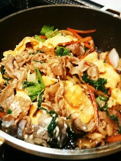 絶品☆高菜と豚肉のオイマヨ炒め-レシピのメイン写真