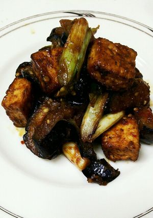 分量簡単！豆腐となすの甘辛炒め-レシピのメイン写真