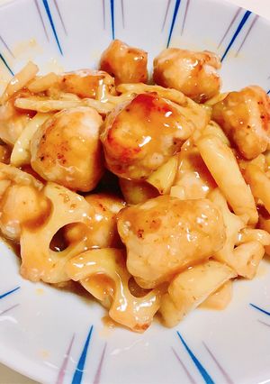 豚ロース肉で！コロコロ酢豚☆-レシピのメイン写真