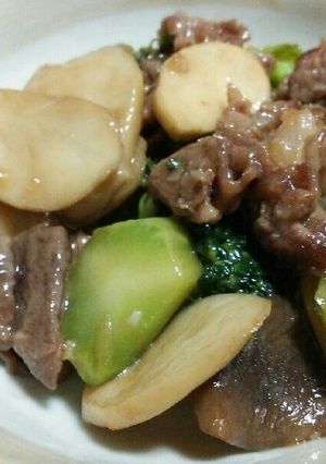 牛肉とブロッコリーのオイスターソース炒め-レシピのメイン写真
