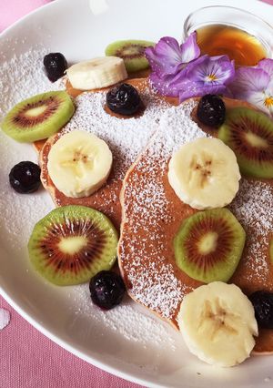 オートミールパンケーキ-レシピのメイン写真