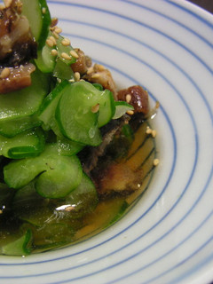 土佐酢で酢の物(きゅうりと鰻)-レシピのメイン写真
