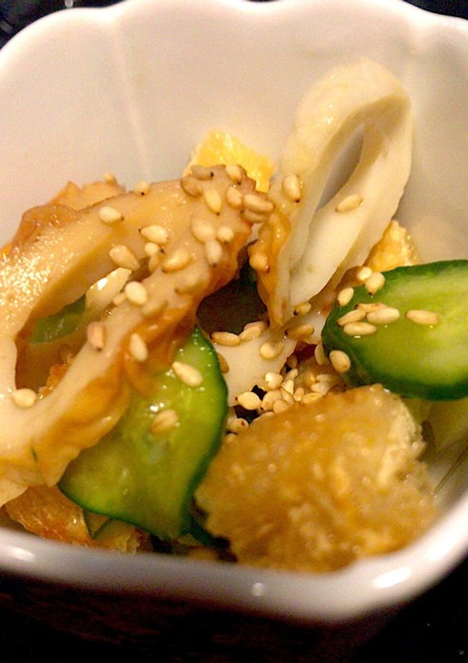 きゅうりエノキちくわ薄揚げの酢の物-レシピのメイン写真