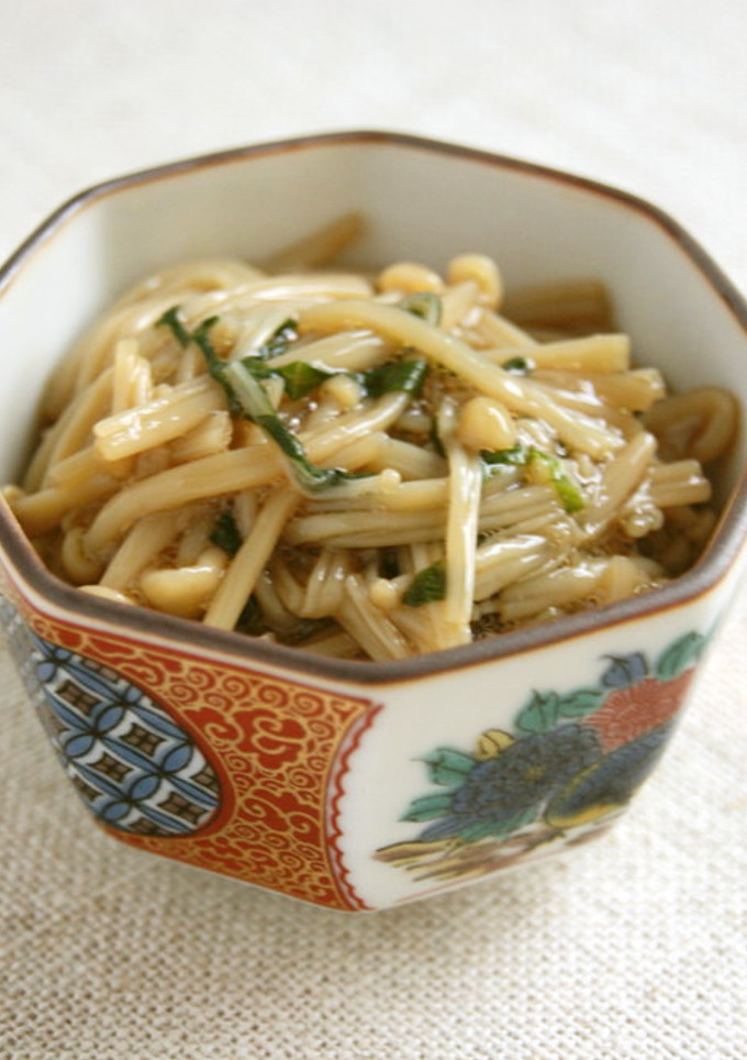 えのきと青じそのめんつゆ煮-レシピのメイン写真