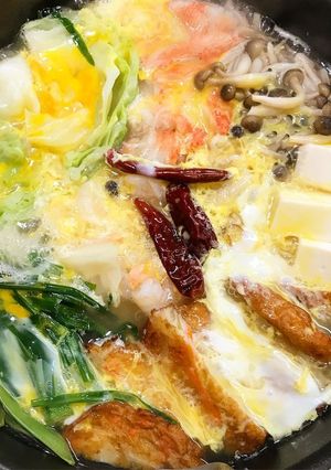 玉子とじ寄せ鍋-レシピのメイン写真