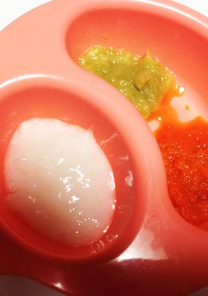 離乳食初期☆簡単☆圧力鍋で一気に3種類-レシピのメイン写真