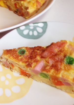 スパニッシュオムレツ風の簡単玉子焼き-レシピのメイン写真