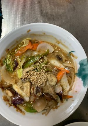 中華風梅ウスター金平味回鍋肉青椒肉絲風-レシピのメイン写真