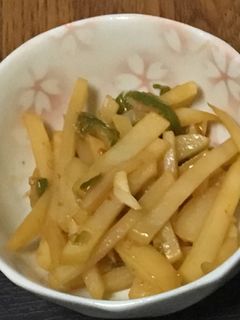 ジャガイモの豆板醤炒め-レシピのメイン写真