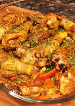 混ぜて焼くだけ骨付き鶏肉のオーブン焼き-レシピのメイン写真