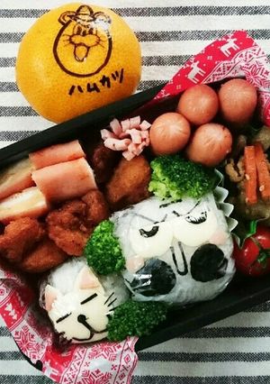 簡単キャラ弁！デンジャラスじーさん＆ゲベ-レシピのメイン写真