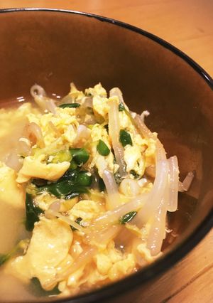☆モヤシとかいわれの中華スープ☆-レシピのメイン写真