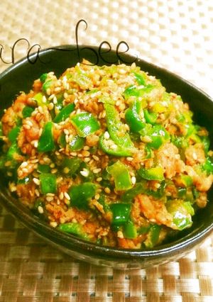 激ウマ常備菜♪ご飯が進むツナ味噌ピーマン-レシピのメイン写真