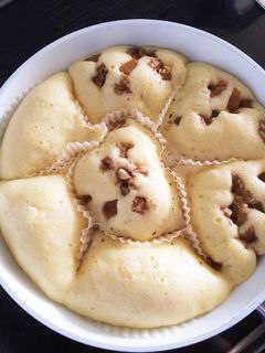 フライパンで簡単♪ココナッツ玉子蒸しパン-レシピのメイン写真