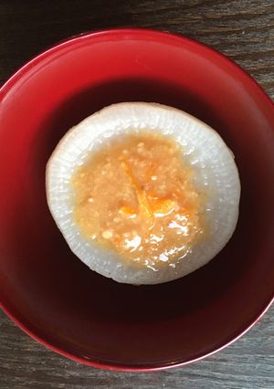 ふろふき大根 みかん味噌かけ-レシピのメイン写真