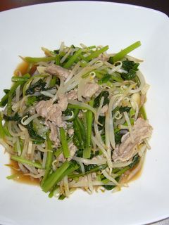 豚肉と小松菜の炒め物-レシピのメイン写真