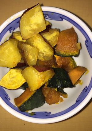 カボチャとさつまいもの超簡単甘煮-レシピのメイン写真