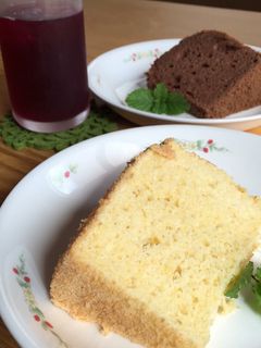 お豆腐のシフォンケーキ-レシピのメイン写真