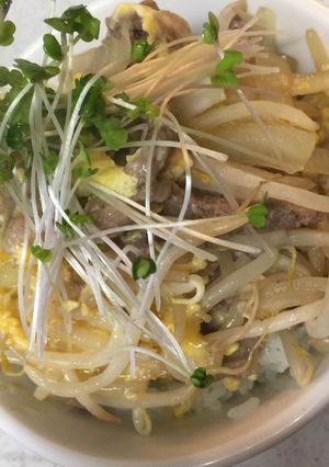 ジンギスカン丼！　簡単ｗ-レシピのメイン写真