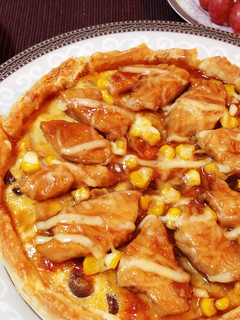 パーティーに★照り焼きチキンのキッシュ-レシピのメイン写真