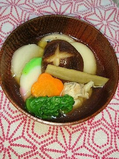 あたただしで郷土料理!!博多風お雑煮-レシピのメイン写真