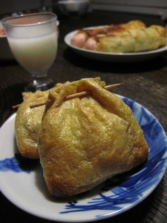 和風?イタリアン?オリーブ納豆巾着♪-レシピのメイン写真