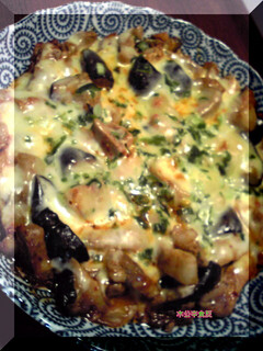 ナス入り豚キムチのチーズ焼き-レシピのメイン写真