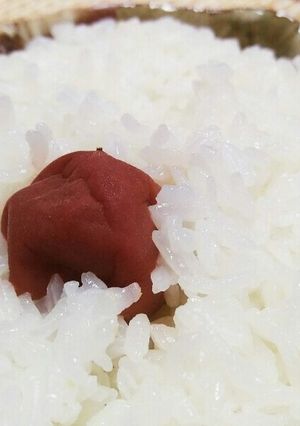 梅干しを炊飯器にポーン！梅ごはん♬-レシピのメイン写真