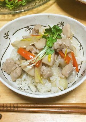 【京都丹波】柚子風味餡かけ小芋の生姜ご飯-レシピのメイン写真