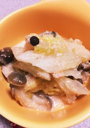 白菜とタラコのクリーム煮-レシピのメイン写真