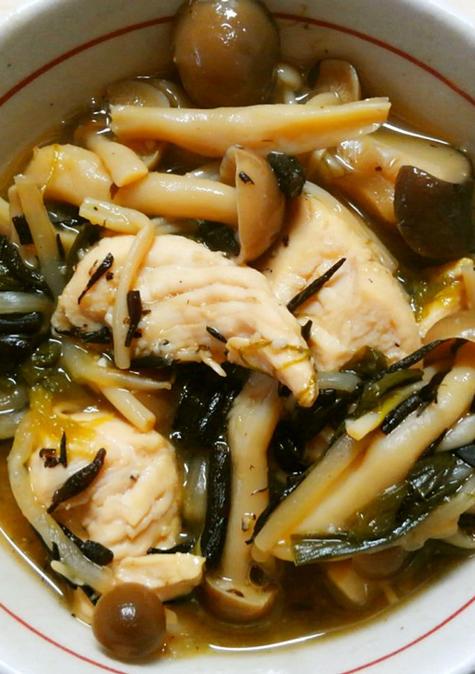 簡単！鶏ささみとニラ ひじきの黒胡椒煮◆-レシピのメイン写真