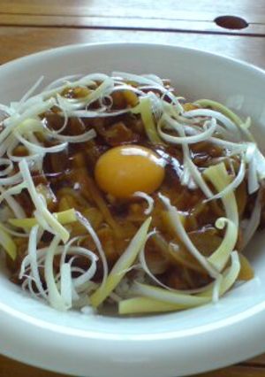 カレーの親子丼-レシピのメイン写真
