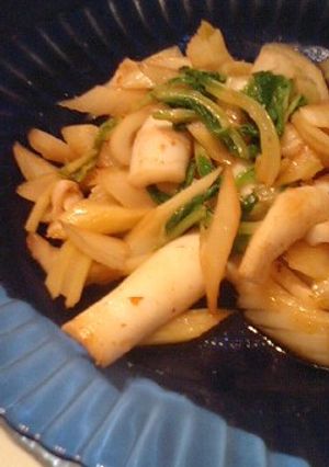 イカとセロリの中華風炒め-レシピのメイン写真