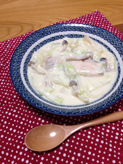 豆乳使用☆甘塩鮭のクリーム煮-レシピのメイン写真