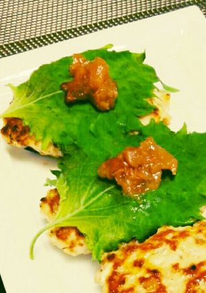 鶏つくねの梅肉のせ★-レシピのメイン写真