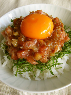 新玉ねぎで まぐろのすきみ丼-レシピのメイン写真