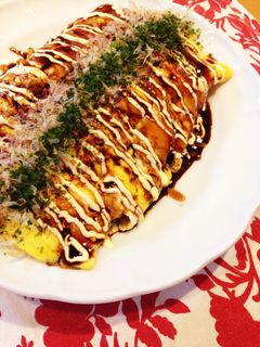 節約一品♡カニカマでとん平焼き風-レシピのメイン写真