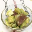 生ハムとアボカドカプレーゼ風