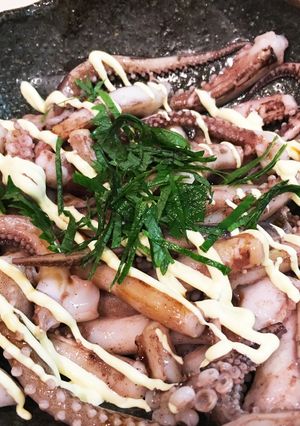 イカ下足だけで簡単おつまみ！イカ下足炒め-レシピのメイン写真