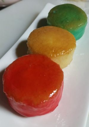 優しいカラフル蒟蒻ゼリーカップケーキ!-レシピのメイン写真