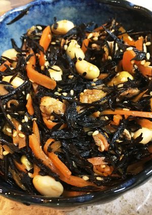2歳児パクパク☆簡単ひじき煮-レシピのメイン写真